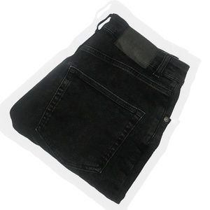 CHEAP MONDAY BLACK DONNA HIGH RISE JEANS
